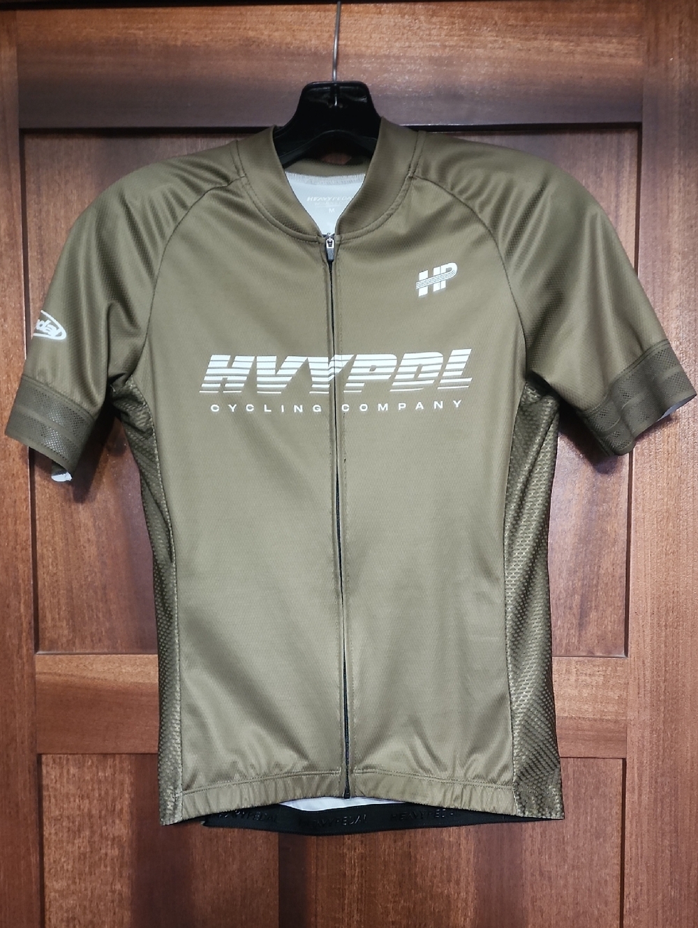 Womens's Heavy Petal Olive Green Cycling Jersey